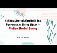 Strategi Algoritmik Dan Pemrograman